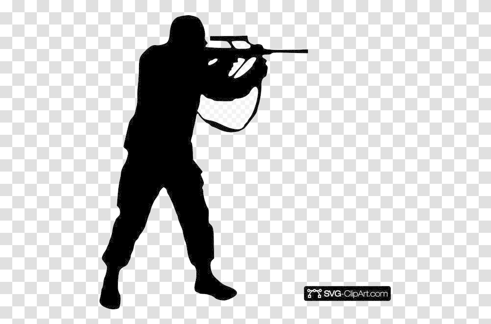 Soldier Clip Art Icon And Clipart Soldier Silhouette, Person, Human, Ninja Transparent Png