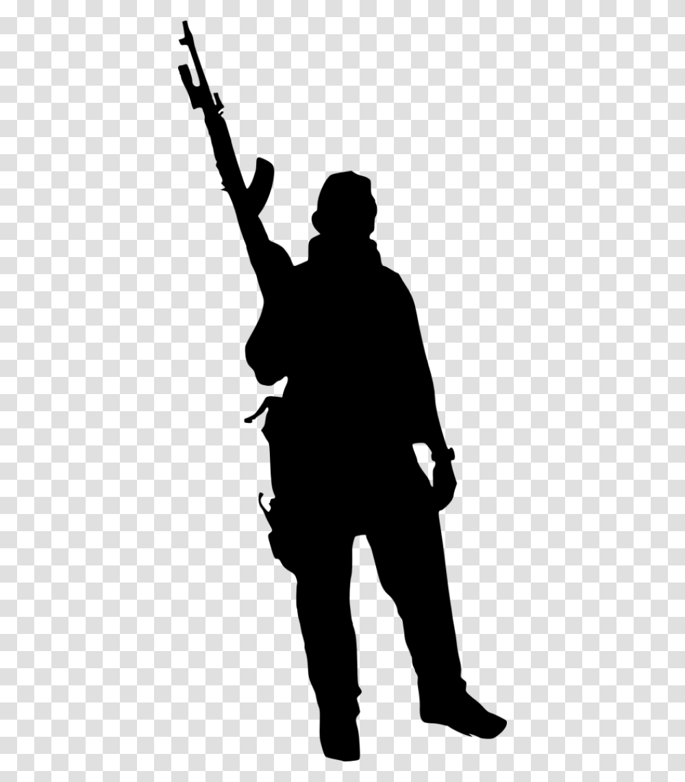 Soldier Download Soldier Silhouette Background, Gray, World Of Warcraft Transparent Png