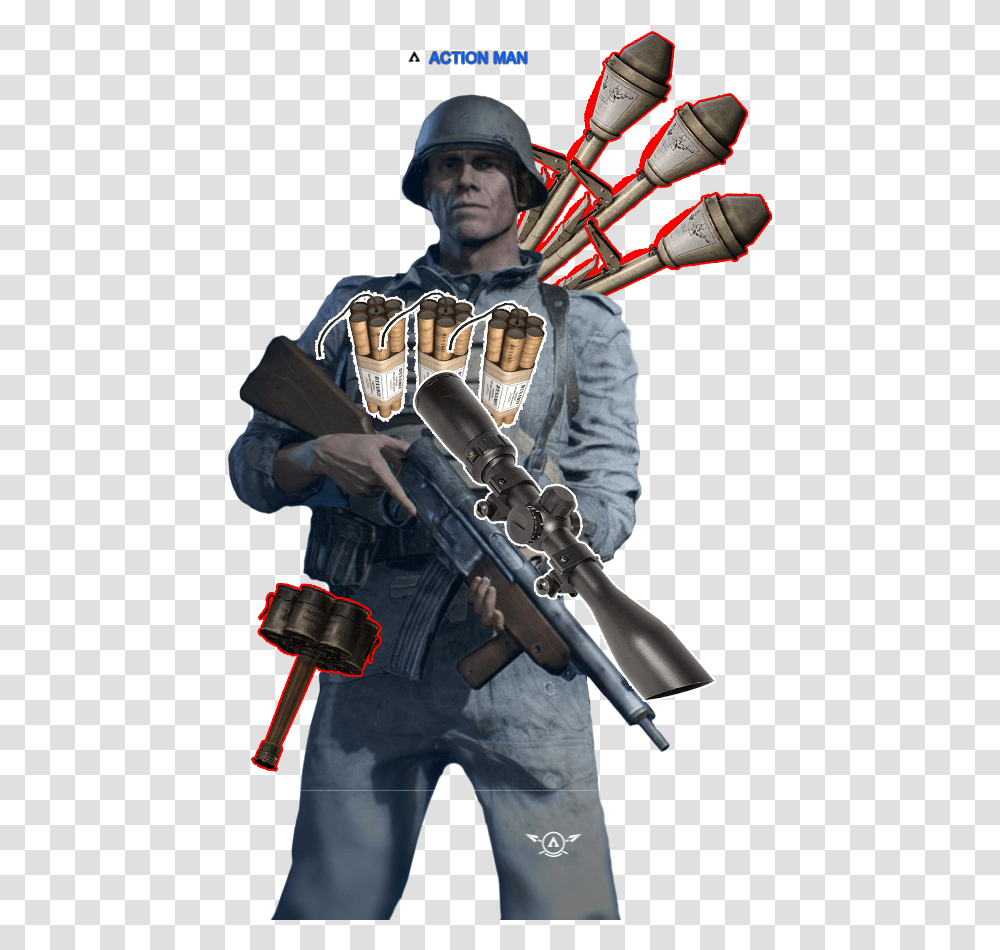 Soldier, Helmet, Person, Gun Transparent Png