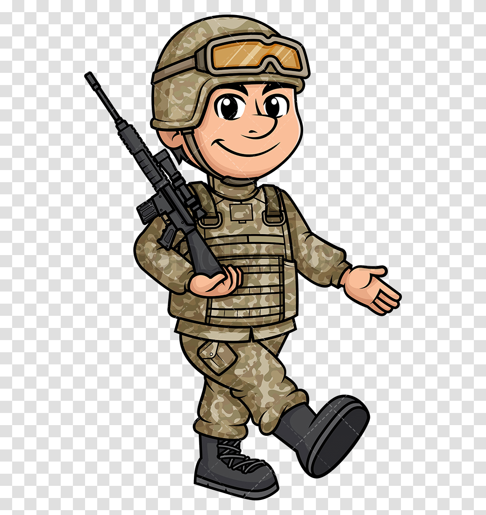 Soldier Male Marching Soldier Clipart, Person, Human, Helmet Transparent Png