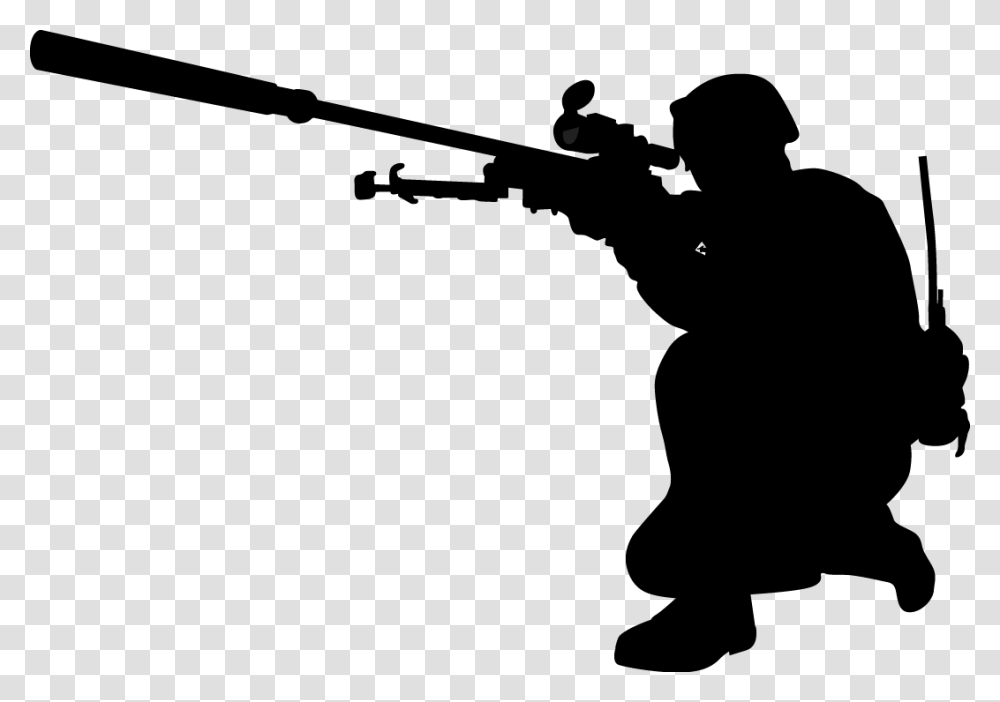 Soldier Military Silhouette Army Army Silhouette, Nature, Outdoors, Astronomy, Outer Space Transparent Png