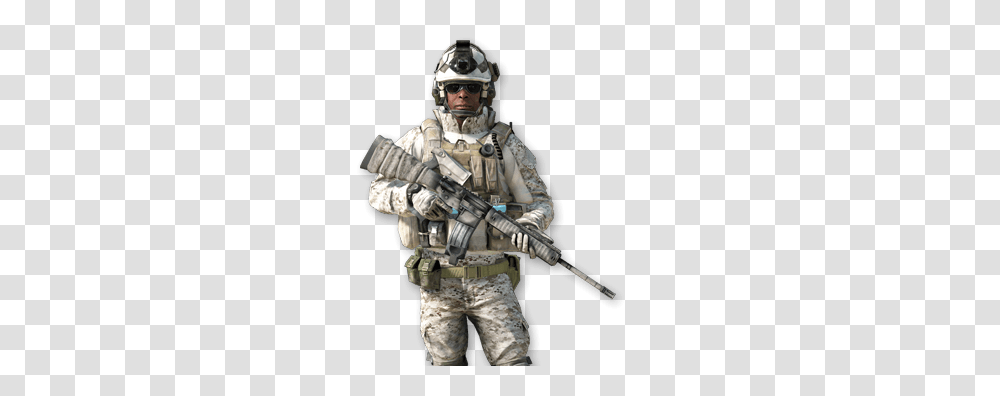 Soldier, Person, Gun, Weapon, Helmet Transparent Png