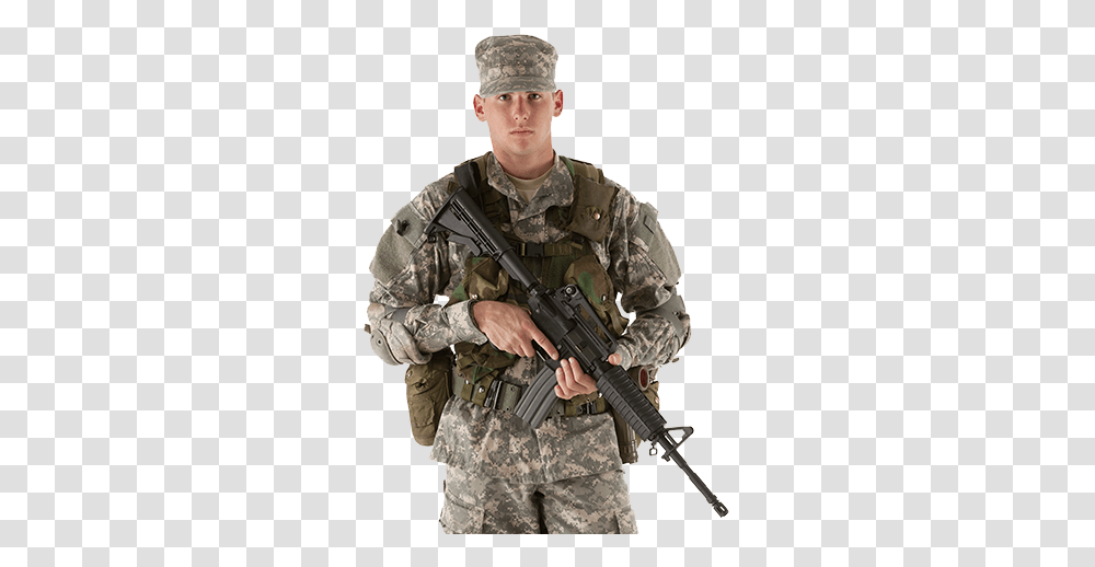 Soldier, Person, Gun, Weapon, Weaponry Transparent Png