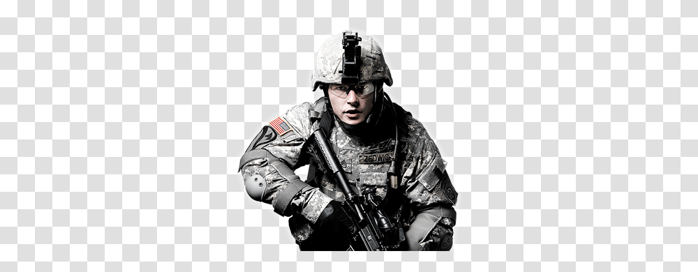 Soldier, Person, Helmet, Military Transparent Png