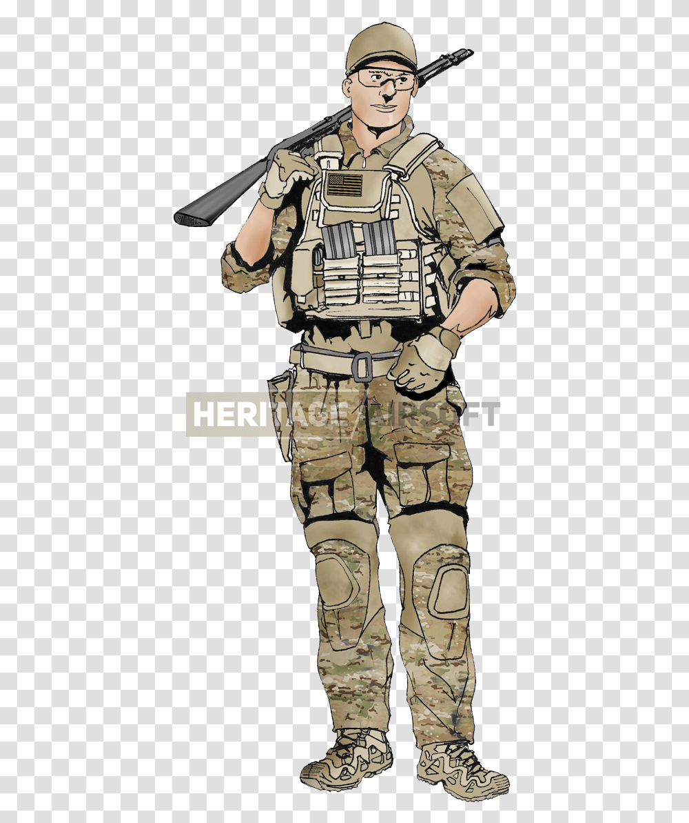 Soldier, Person, Human, Military Uniform, Armor Transparent Png