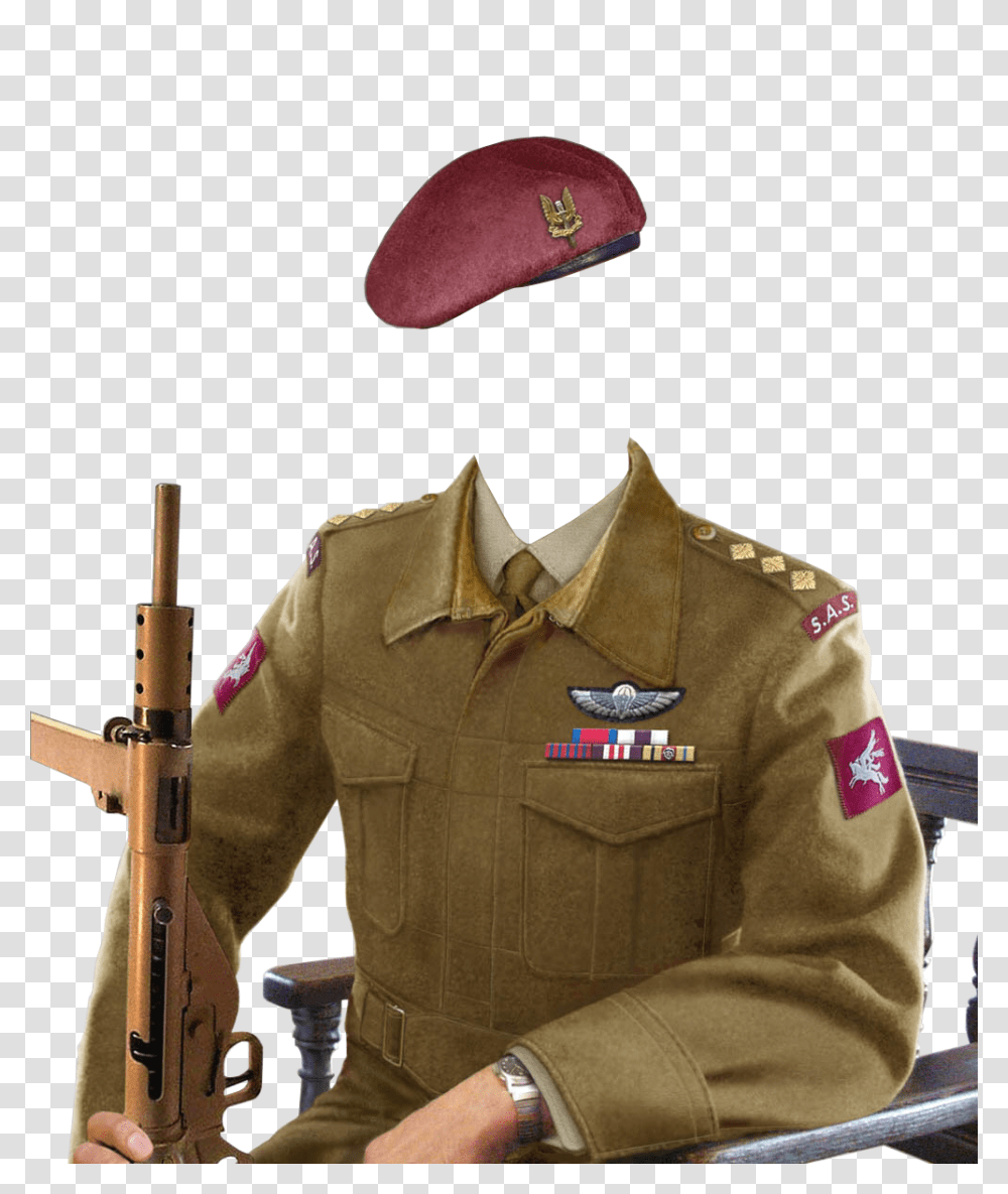 Soldier, Person, Military, Military Uniform, Officer Transparent Png