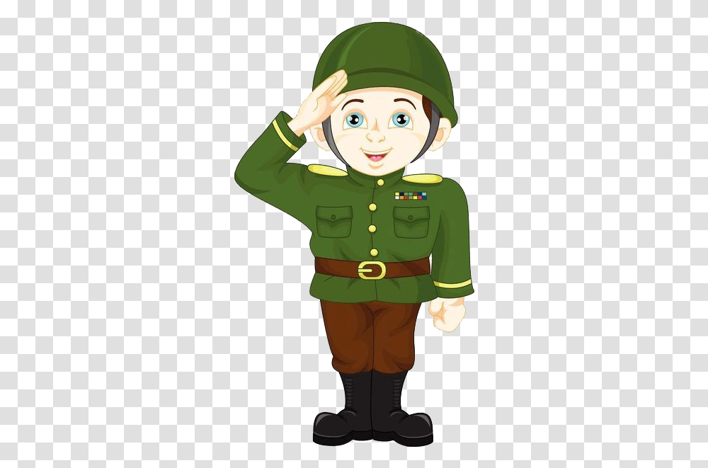 Soldier Salute Cartoon Military Imagenes De Soldado Animado, Person, Human, Military Uniform Transparent Png