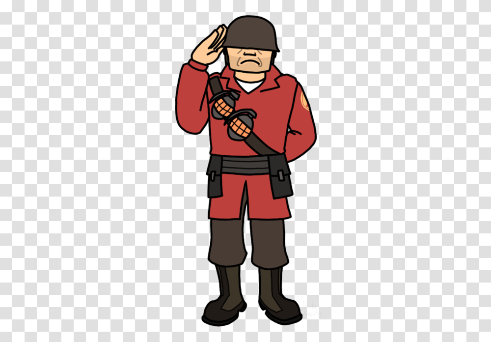 Soldier Salute, Person, Human, Costume, Ninja Transparent Png