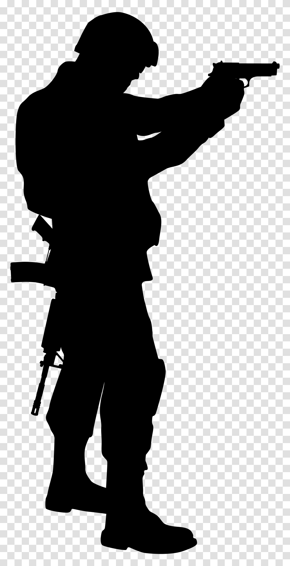 Soldier Silhouette Cliparts, Gray, World Of Warcraft Transparent Png