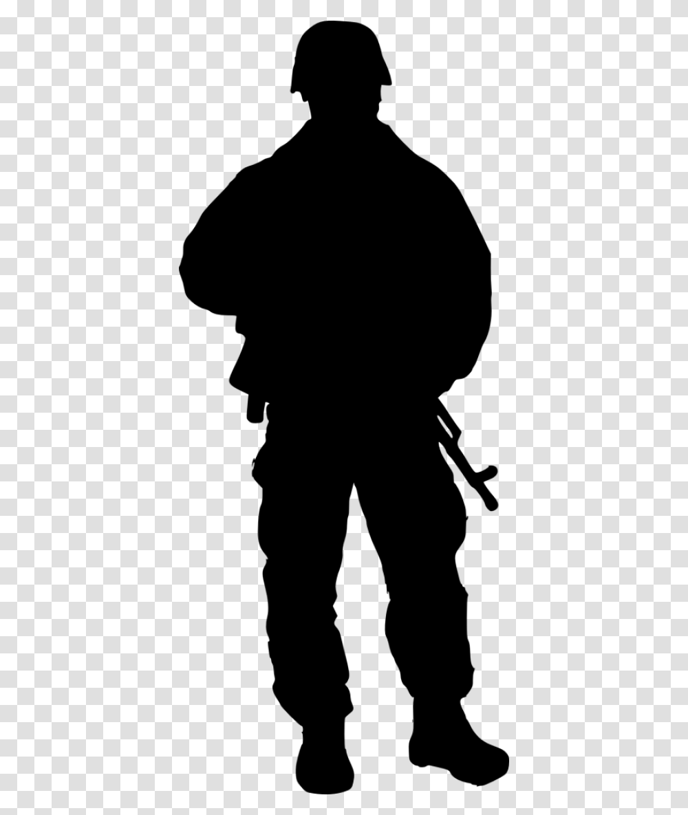 Soldier Silhouette, Person, Human, Ninja, Back Transparent Png