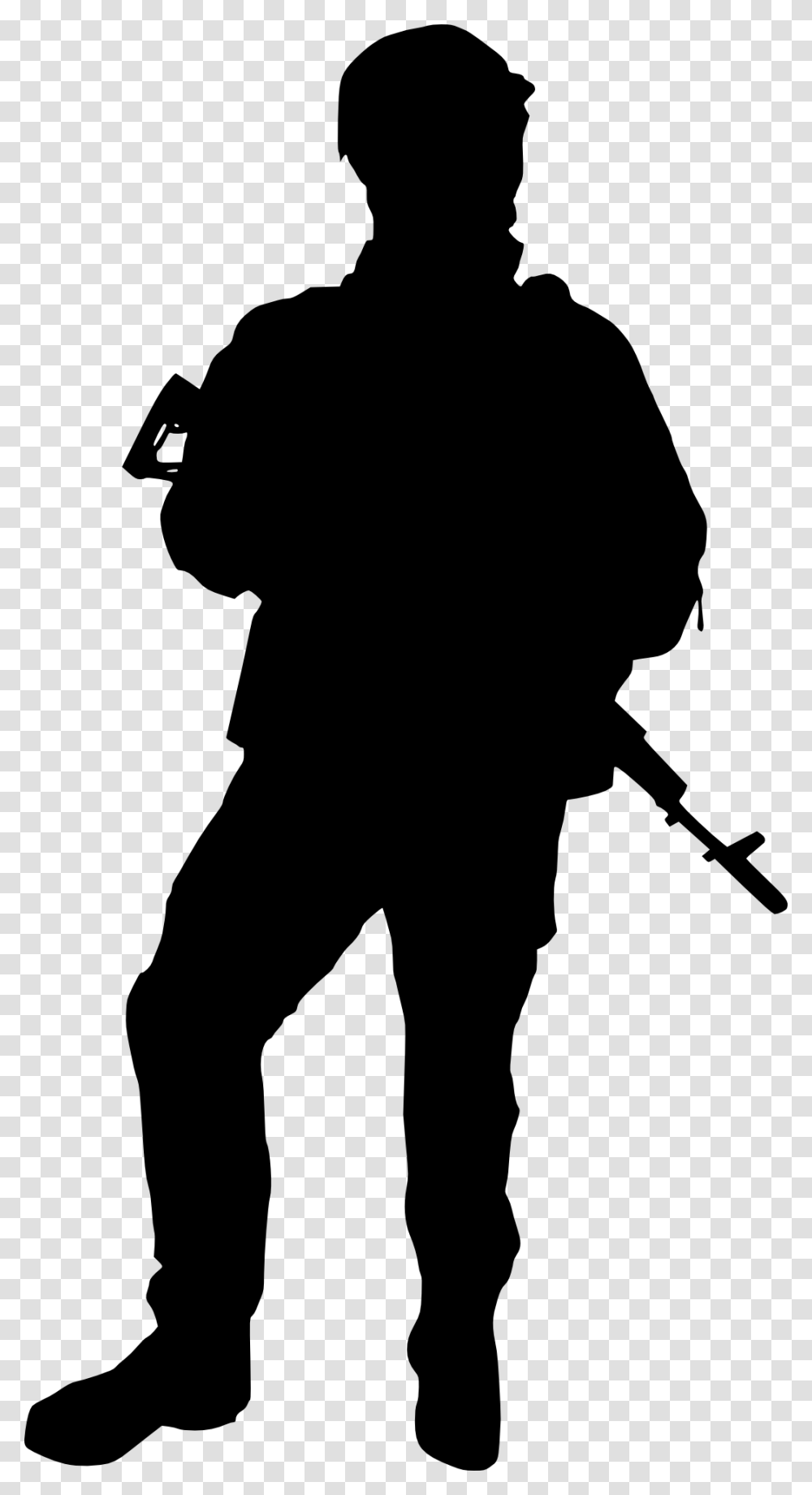Soldier Silhouette, Person, Human, Ninja, Stencil Transparent Png