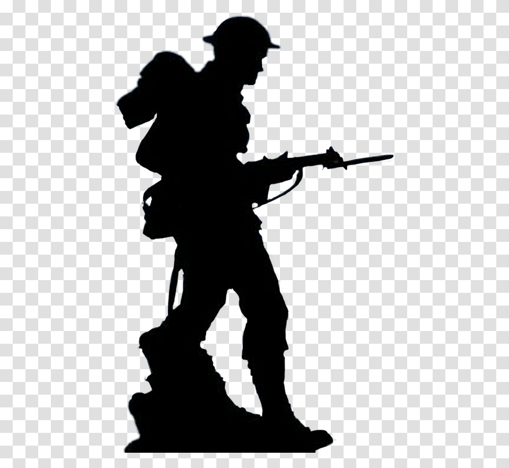 Soldier Silhouette, Person, Ninja, Weapon, Photography Transparent Png