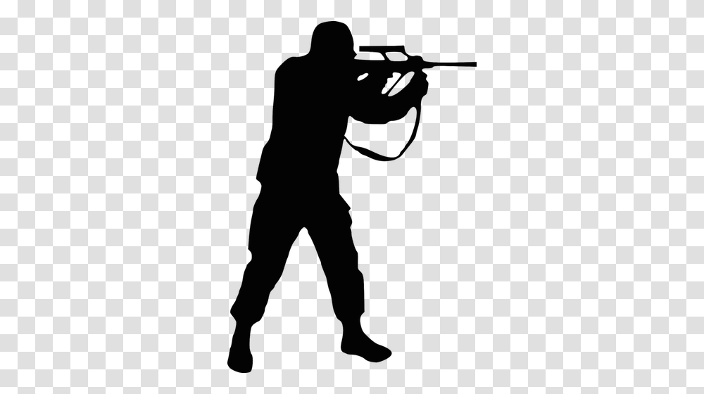 Soldier Silhouette Silhouette, Person, Hand, People, Photography Transparent Png