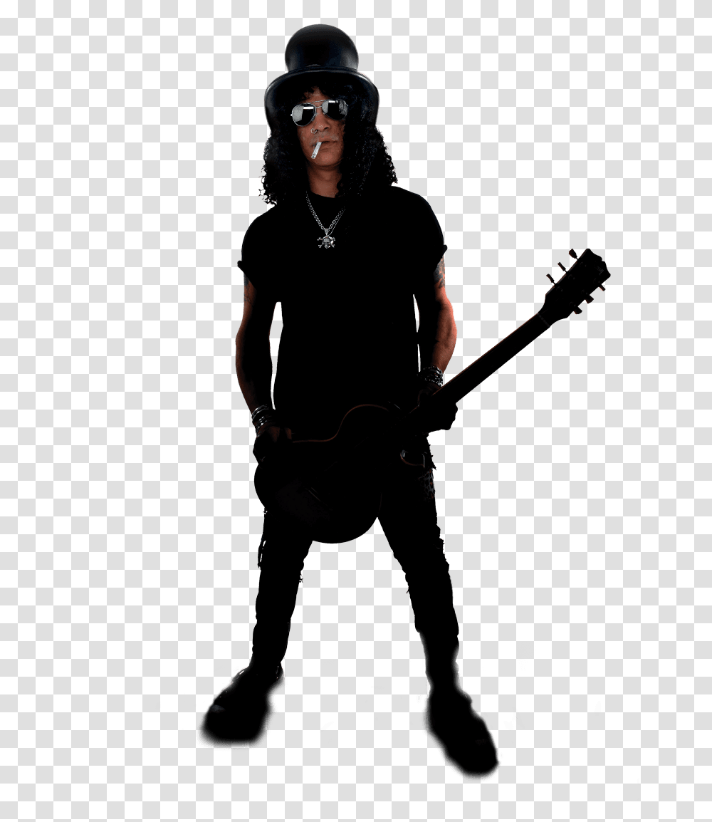 Soldier Svg Attention Silhouette Slash Guns And Roses, Person, Sunglasses, Guitar, Leisure Activities Transparent Png