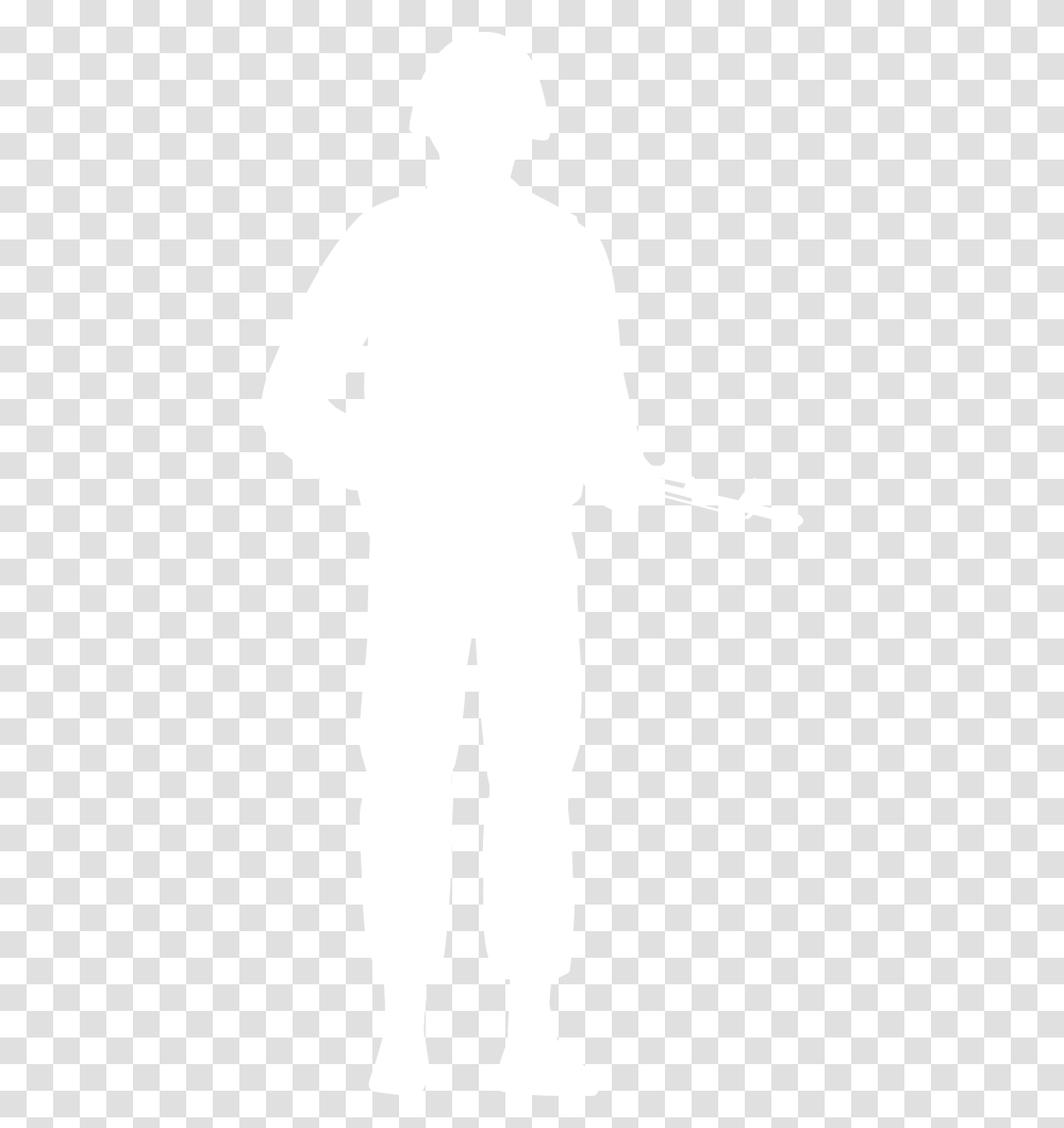 Soldier White Soldier White, Silhouette, Person, Human, Stencil Transparent Png