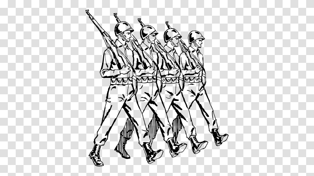 Soldiers Marching Clipart, Gray, World Of Warcraft Transparent Png