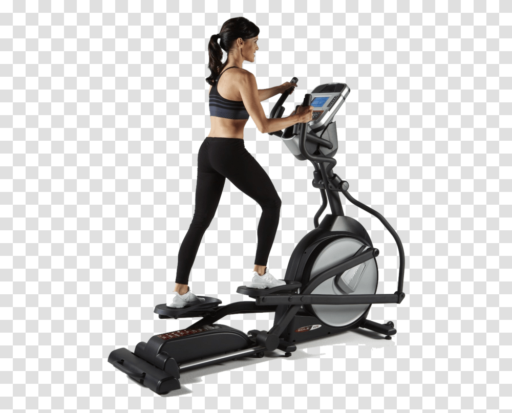 Sole E25 Elliptical, Working Out, Sport, Person, Exercise Transparent Png
