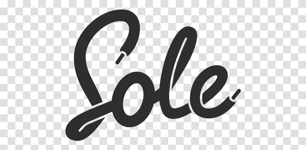 Sole Sole Supplier Logo, Handwriting, Alphabet, Calligraphy Transparent Png