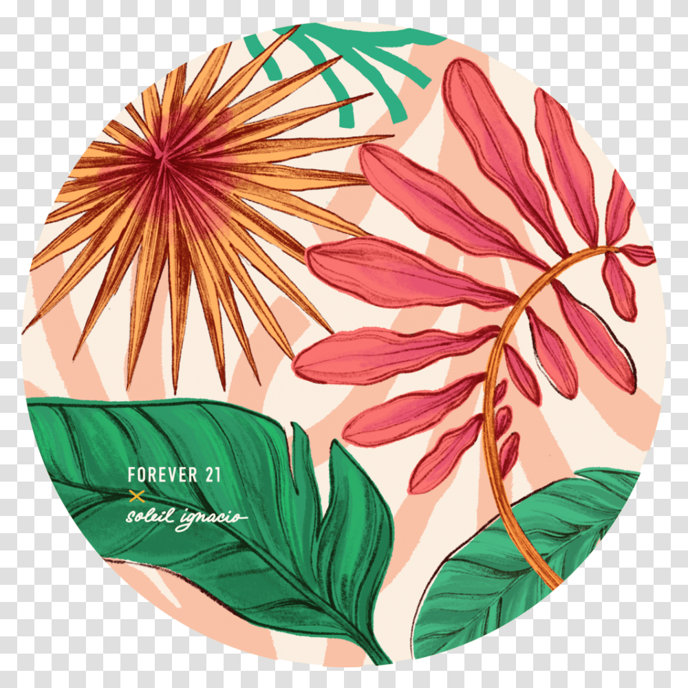 Soleil Ignacio Illustration Forever 21 Art, Plant, Graphics, Floral Design, Pattern Transparent Png
