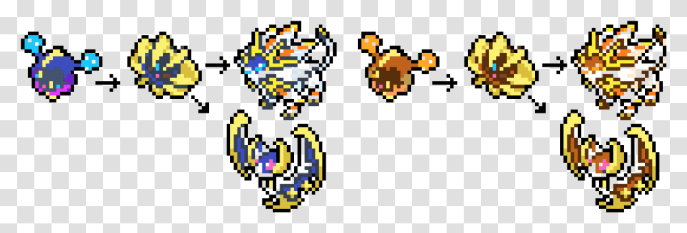 Solgaleo Pixel Art, Pac Man Transparent Png