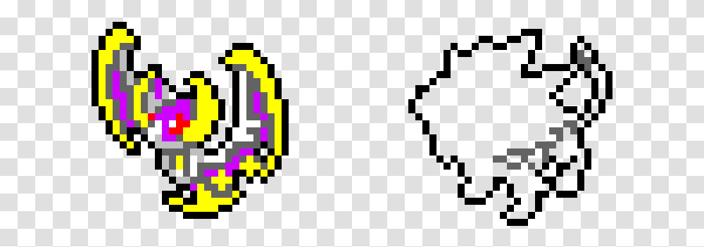 Solgaleo Pixel Art Pokemon, Pac Man Transparent Png