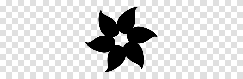 Solid Black Flower Clip Art, Gray, World Of Warcraft Transparent Png