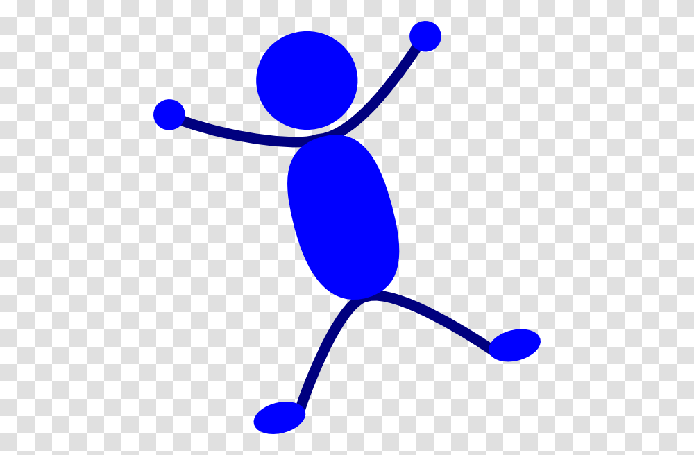 Solid Blue Man Jumping Svg Clip Arts Cartoon Of Person Jumping, Balloon, Security, Silhouette, Video Gaming Transparent Png