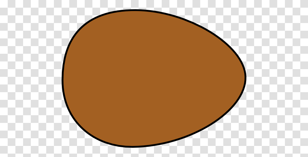 Solid Brown Egg Clip Art, Oval Transparent Png