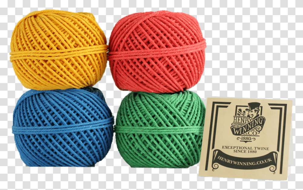 Solid Coloured Cotton Twinestring Balls Transparent Png