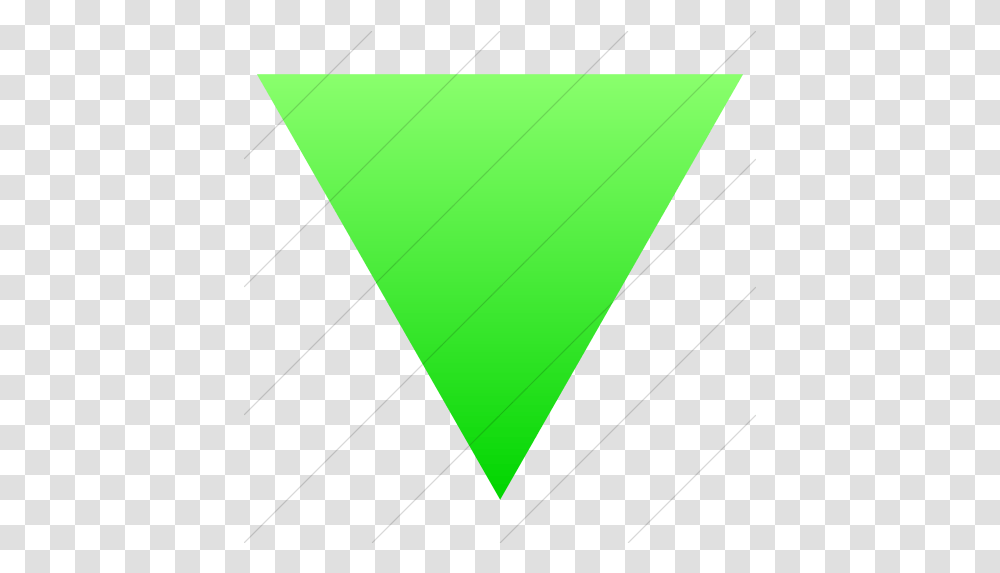 Solid Green Triangle Logo Triangle, Plectrum Transparent Png