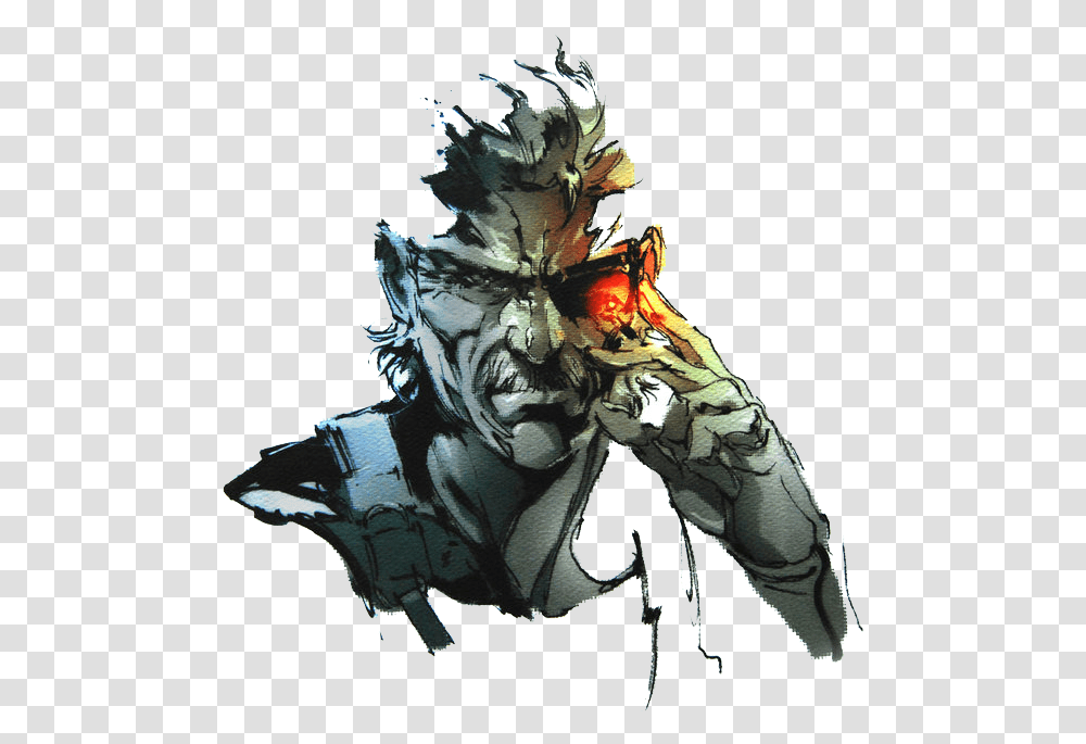 Solid Snake 1 4 Art Of Metal Gear Solid, Person, Human, Knight, Painting Transparent Png