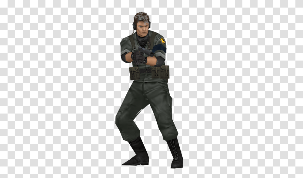 Solid Snake Character Model For Remake Animation, Person, Human, People, Military Transparent Png
