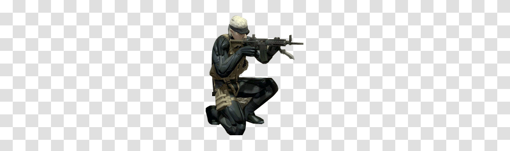 Solid Snake, Person, Human, Gun, Weapon Transparent Png