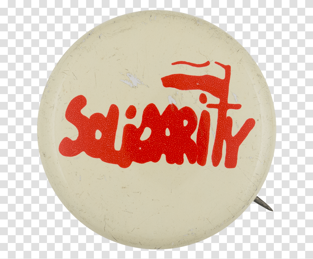 Solidarity Polish Labor Union Two Club Button Museum Circle, Label, Egg, Food Transparent Png