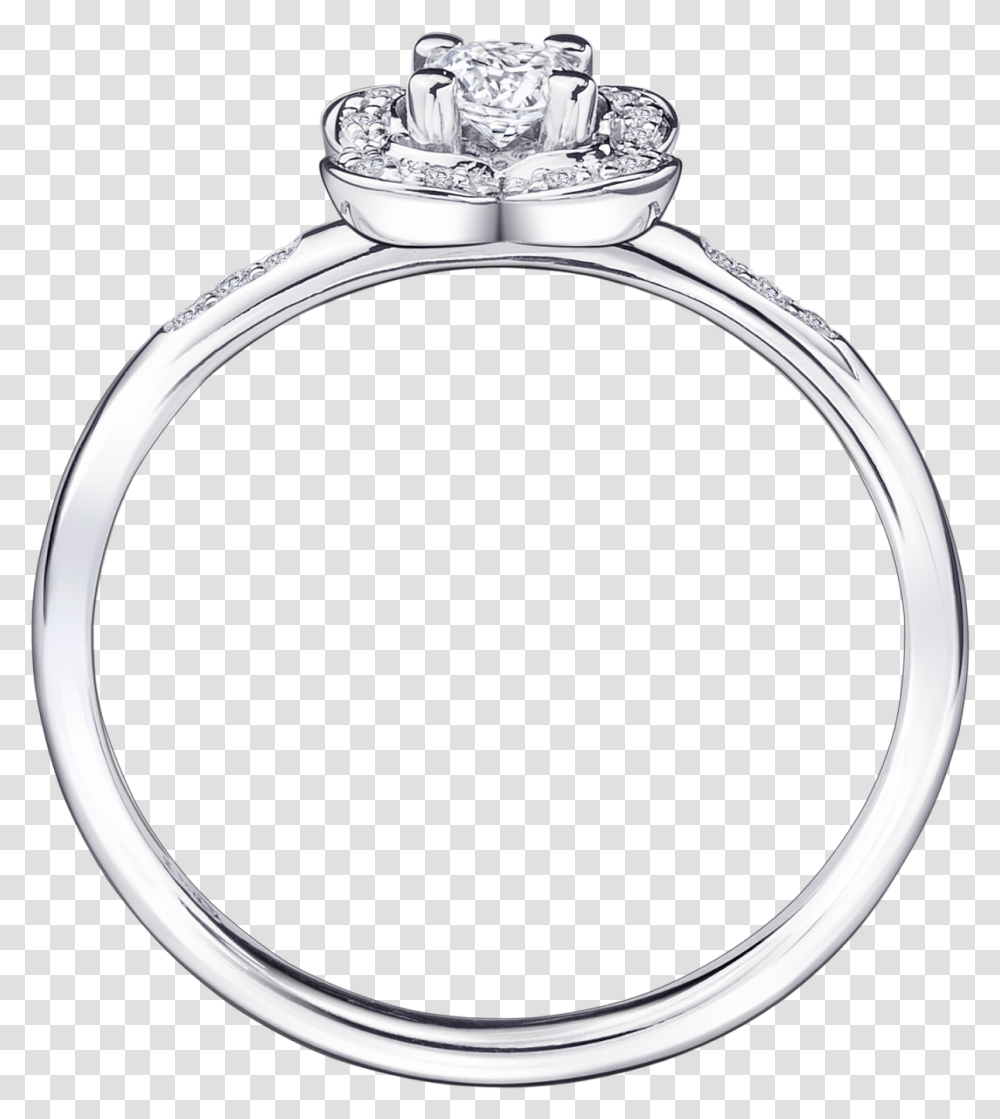 Solitaire Engagement Rings Side View, Accessories, Accessory, Jewelry, Silver Transparent Png