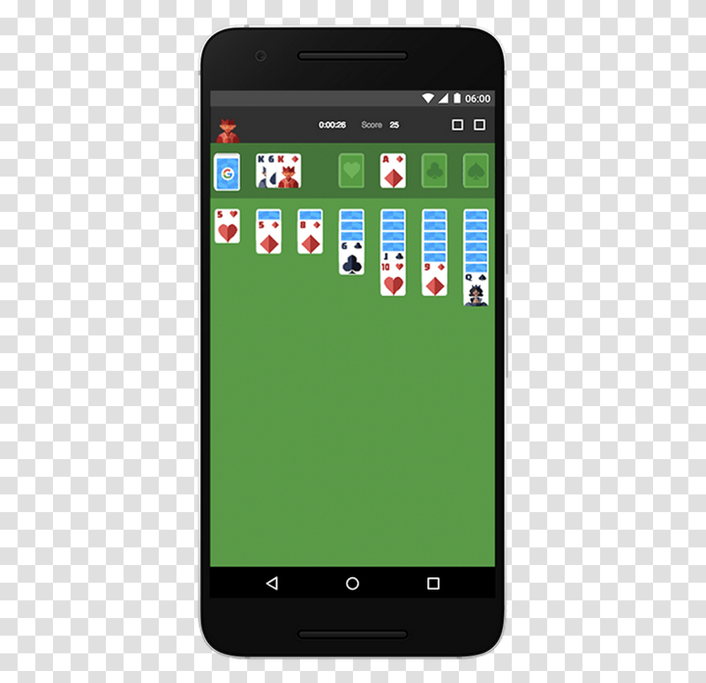 Solitaire Rare Google Easter Eggs, Mobile Phone, Electronics, Cell Phone Transparent Png