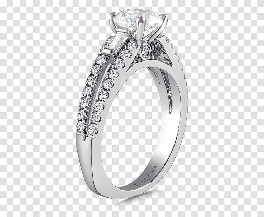 Solitaire With Side Accents Engagement Ring, Platinum, Jewelry, Accessories, Accessory Transparent Png