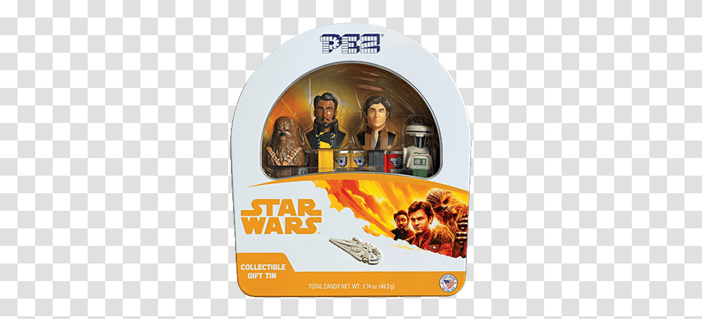 Solo A Star Wars Story' Pez Dispensers Available Now Pez Star Wars Han Solo, Person, Human, Advertisement, Poster Transparent Png