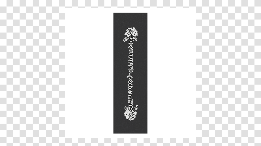 Solo Vos Sos Rose Amp Thorns Grip Tape Calligraphy, Tie, Accessories, Accessory Transparent Png