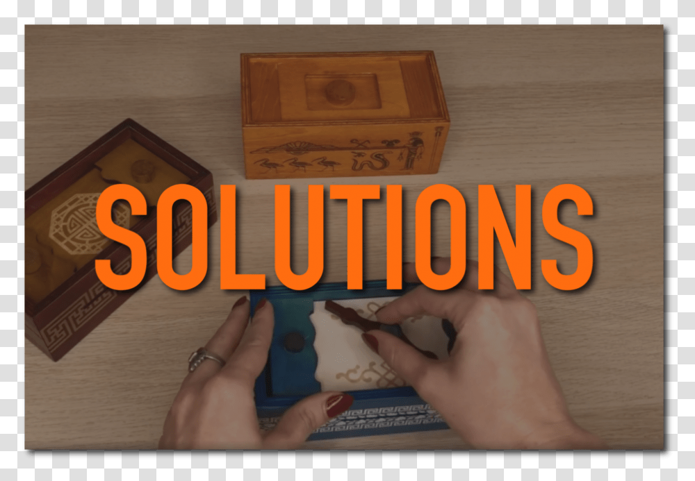 Solutions Banner 01 Hardwood, Person, Human, Box, Hand Transparent Png
