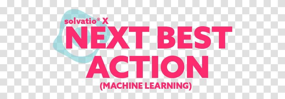 Solvatio X Next Best Action Machine Learning Logo Left Swee Lee, Label, Word, Alphabet Transparent Png