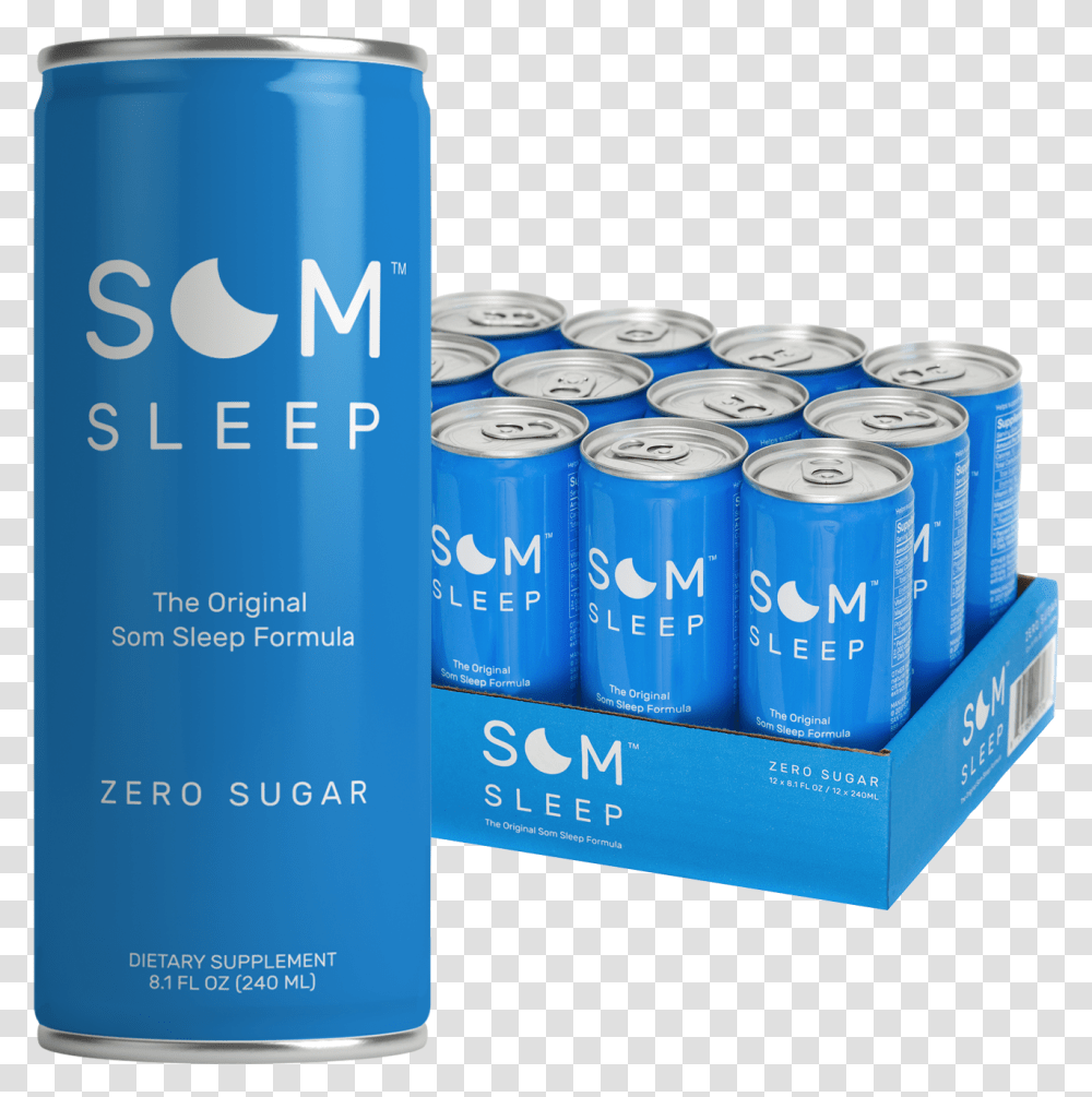 Som Sleep Drink, Tin, Can, Soda, Beverage Transparent Png