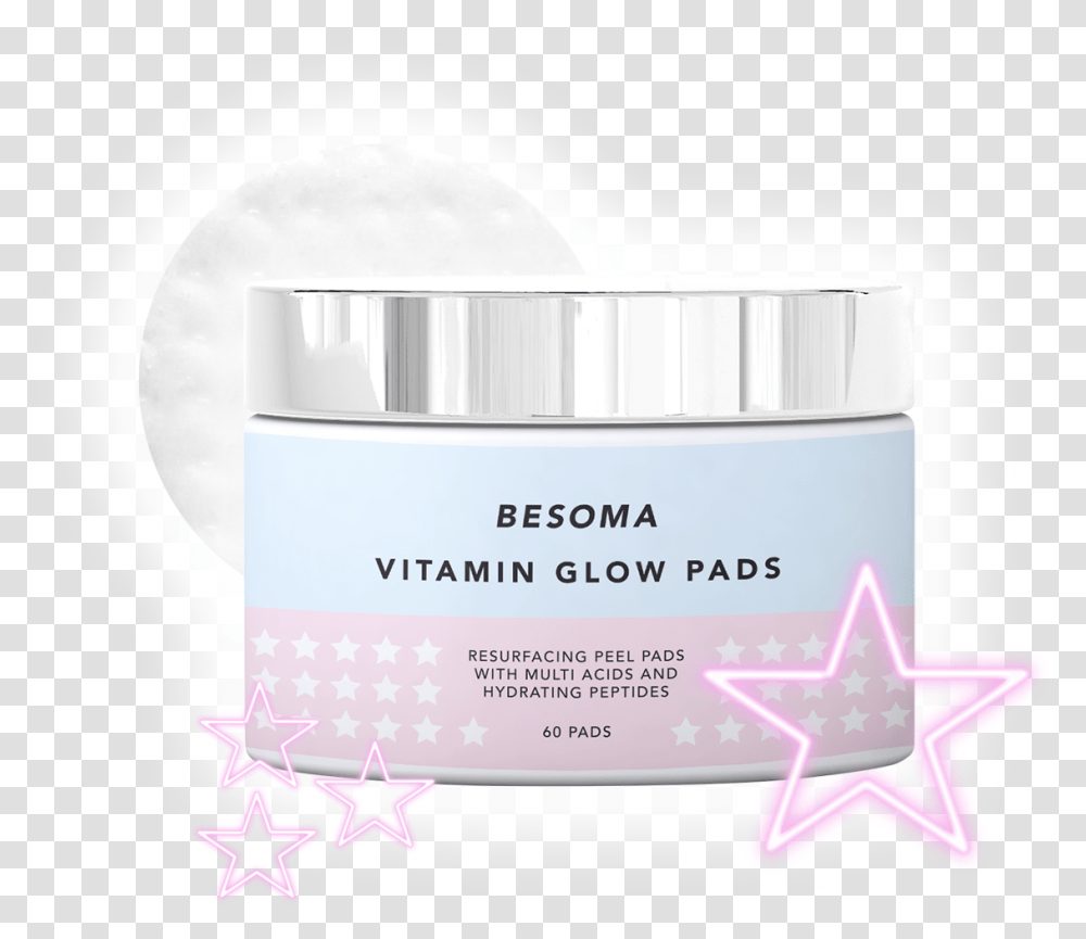 Soma Vitamin Glow Pads, Cosmetics, Bottle, Face Makeup Transparent Png