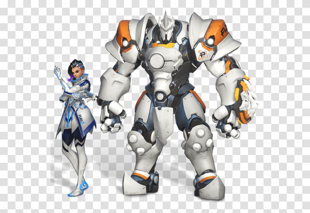 Sombra And Reinhardt Reinhardt, Toy, Robot, Person, Human Transparent Png