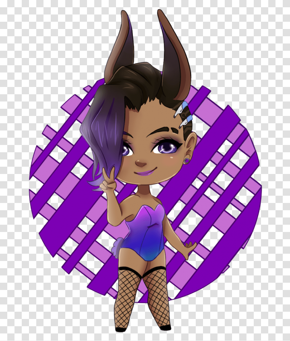 Sombra Bunny Charm Bunny Sombra, Person, Female, Dress, Clothing Transparent Png