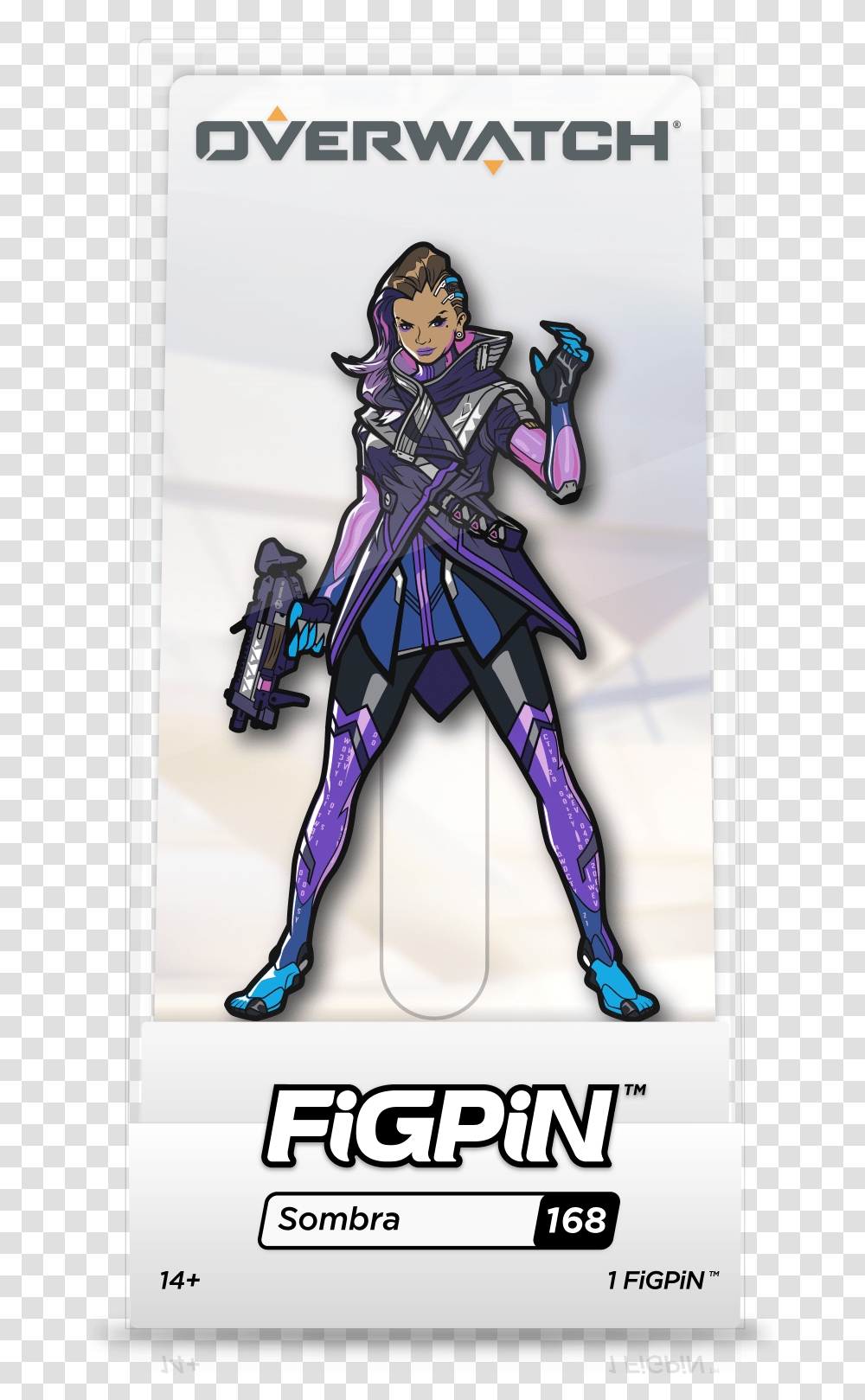 Sombra Figpin Figpin Overwatch, Person, Costume, Samurai Transparent Png