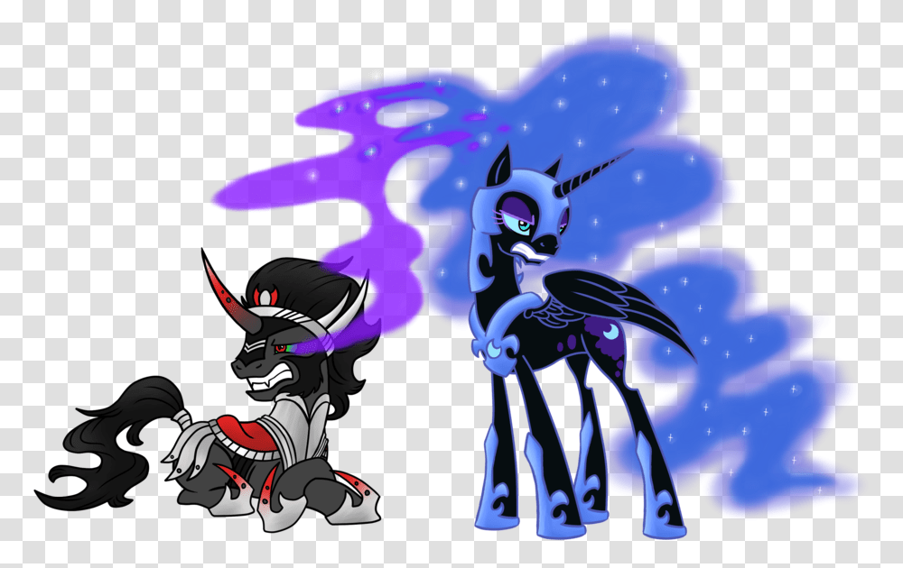 Sombra Mlp Nightmare Moon And King Sombra, Person Transparent Png