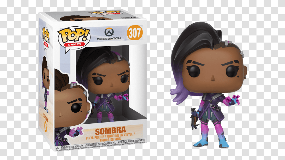 Sombra Overwatch Funko Pop, Toy, Person, People Transparent Png