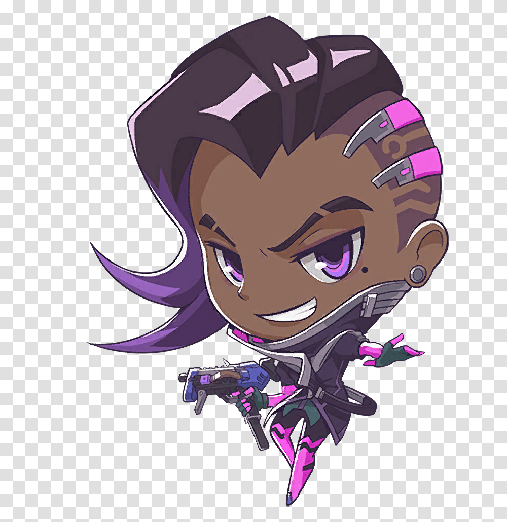 Overwatch Sombra Freetoedit Sombra Overwatch Graphics Art Clothing Apparel Transparent Png