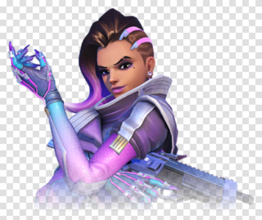 Sombra Overwatch, Toy, Person, Human Transparent Png